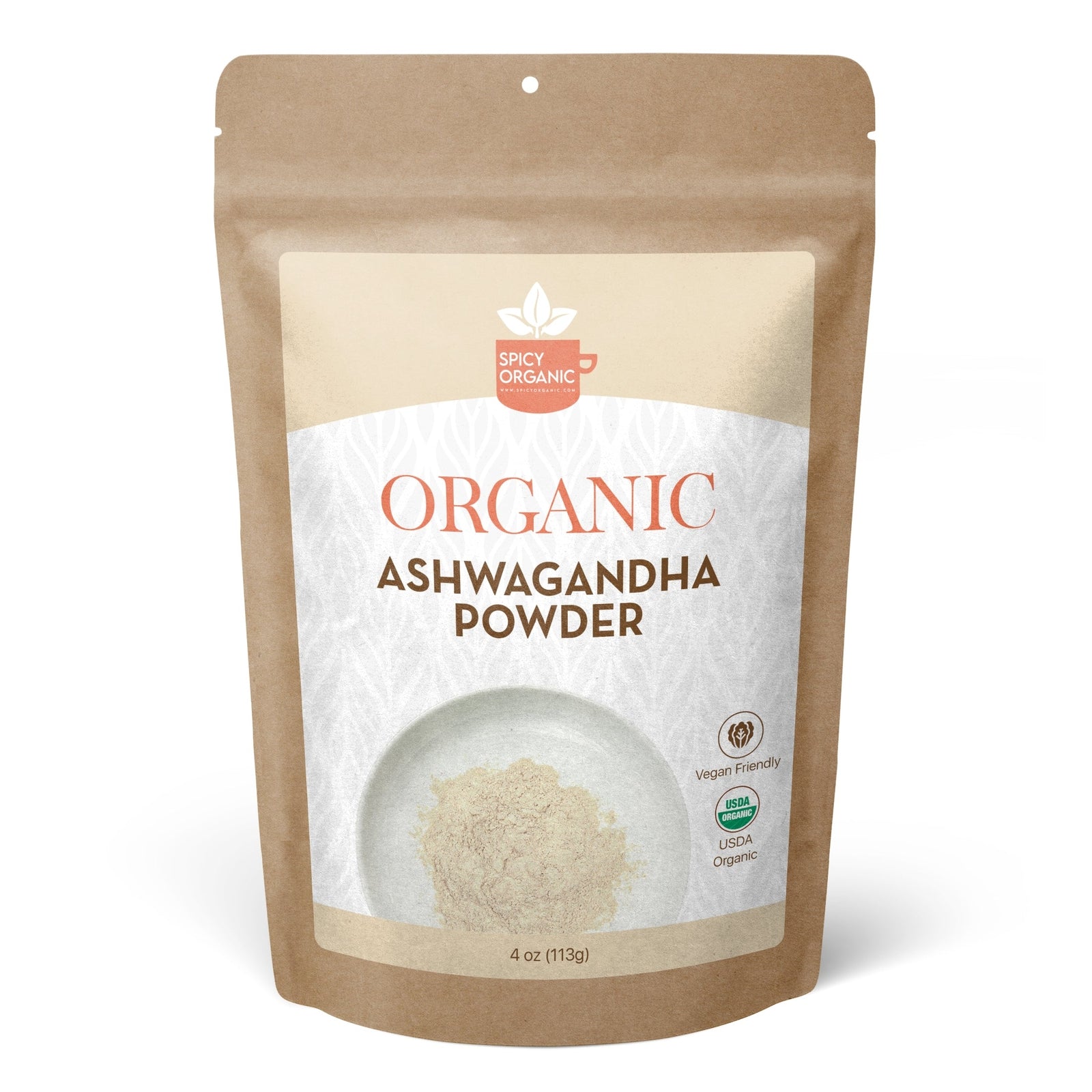 Organic Ashwagandha Root Powder-Indian Ginseng for Optimal Health and Wellness