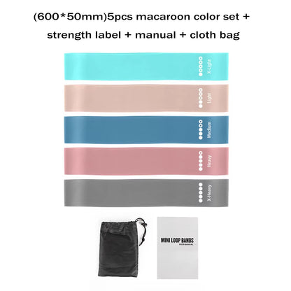 OPHIDIAN Yoga Resistance Bands Fitness Elastic Bands Rally Bands Squatting Hip Lifting Aids Stretching Exercise Training Bands