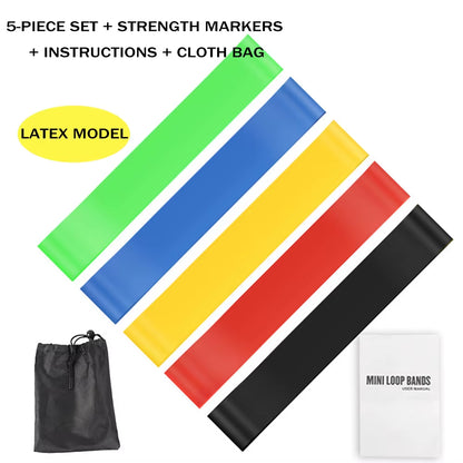 OPHIDIAN Yoga Resistance Bands Fitness Elastic Bands Rally Bands Squatting Hip Lifting Aids Stretching Exercise Training Bands